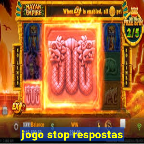 jogo stop respostas